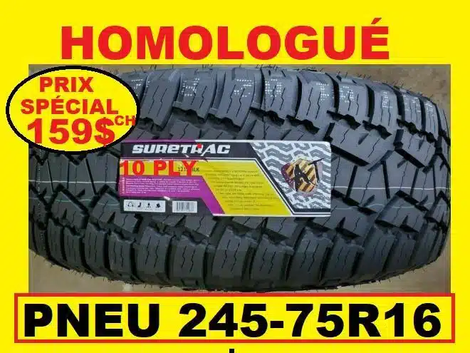 Sure-Trac 245-75R16 Tires