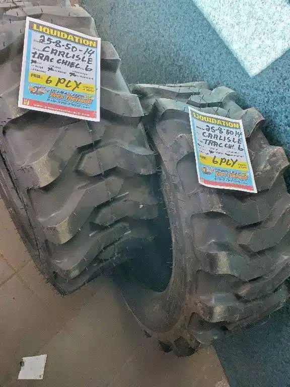 Gallery image 2 for Carlisle 25-8.50-14 Tires