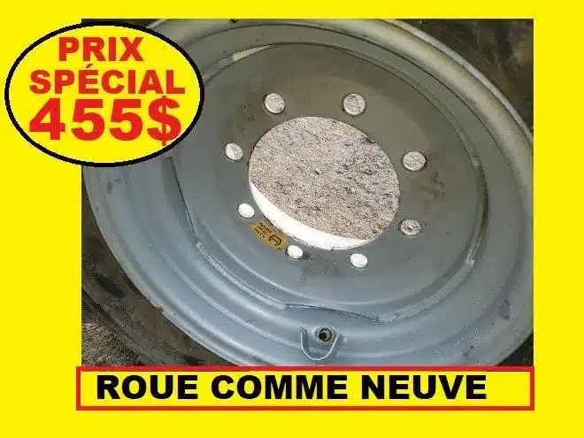 Gallery image 1 for ROUE 20 POUR CHARGEUR PNEU 400-70R20 OU 405-70R20 Dual Rims