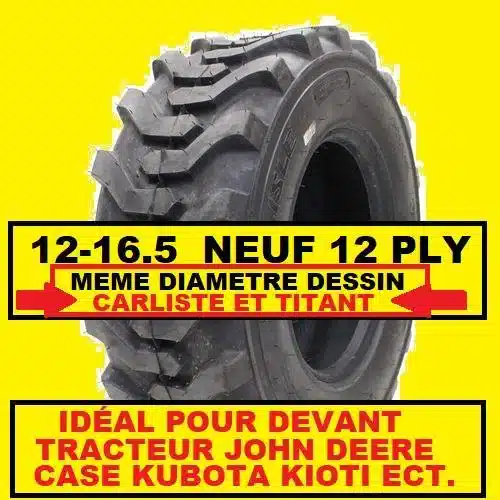 Gallery image 1 for 12-16.5 NEUF 12R16.5 Tires