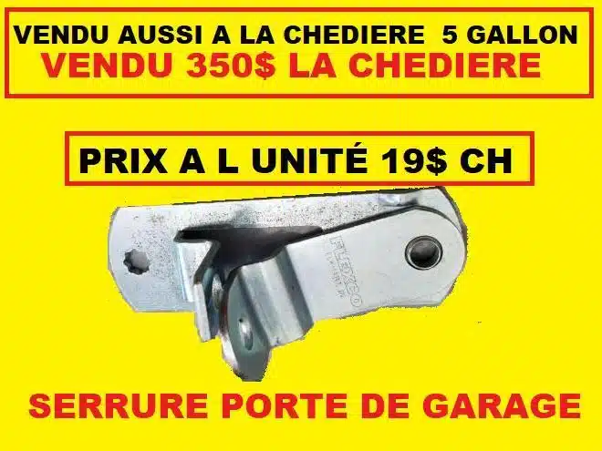 Gallery image 1 for SERRURE DE PORTE DE REMORQUE (VEND AUSSI SE PRODUIT EN CHEDIERE DE 5 GALLON 350$ LA CHEDIERE ) Trailer