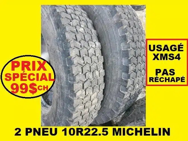 Photo de la Galerie 1 pour Michelin PNEU 10R22.5 MICHELIN USAGE PAS RECHAPE Pneus