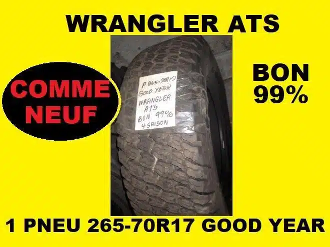 Photo de la Galerie 1 pour Goodyear PNEU 265-70R17 GOODYEAR USAGE BON 99% Pneus