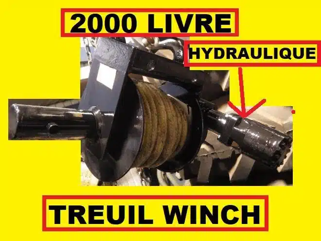 Gallery image 1 for TREUIL HYDRAULIQUE WINCH CAPACITÉ 2000 LIVRE Miscellaneous