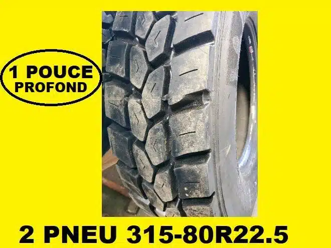 Photo de la Galerie 1 pour Michelin PNEU 315-80R22.5 RECHAPE A NEUF Pneus
