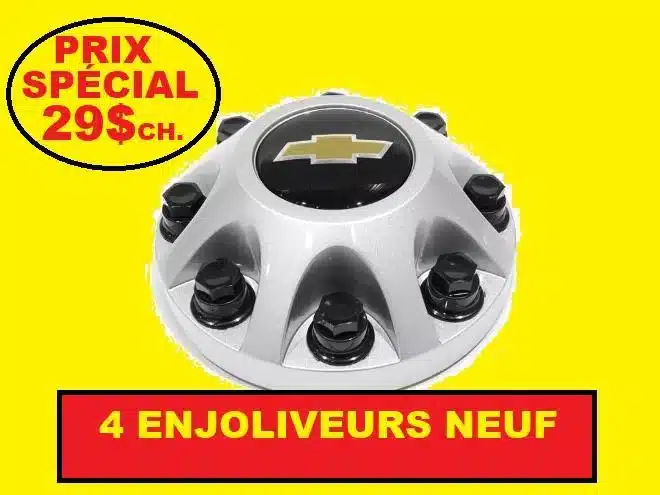 Photo de la Galerie 1 pour ENJOLIVEUR CAP DE ROUE CHEVROLET 2500 NEUF divers