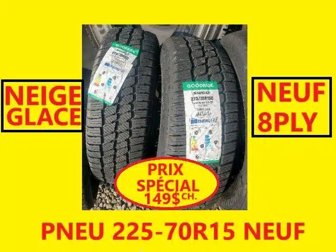 Photo de la Galerie 1 pour 225-70R15 Pneus