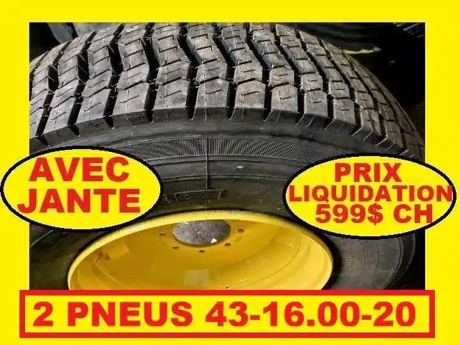 Photo de la Galerie 1 pour 43-16.00-20 Pneus et roues