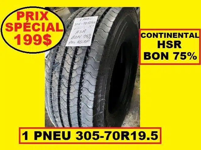 Photo de la Galerie 1 pour Continental 305-70R19.5 Pneus