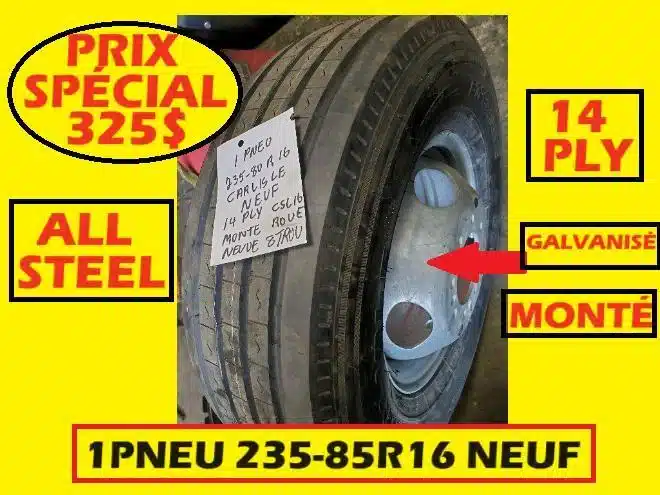 Carlisle 235-85R16 Tires & Rims