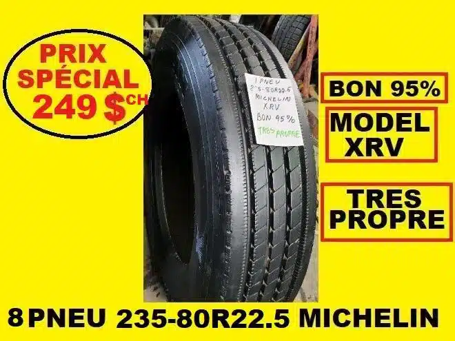 Gallery image 1 for Michelin 235-80R22.5 Tires