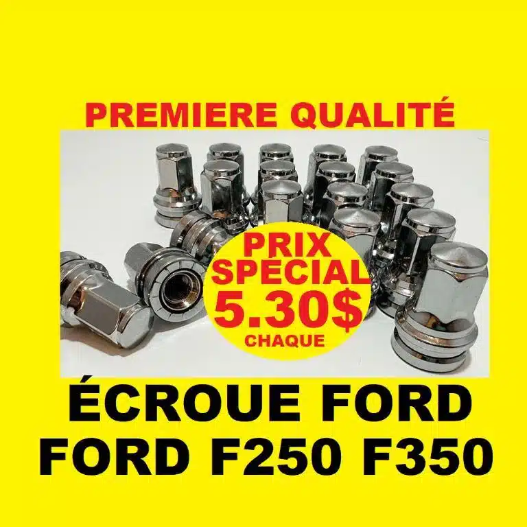 Photo de la Galerie 1 pour NOIX ROUES FORD F250 F350 NEUVE DE 1999 A 2023 divers