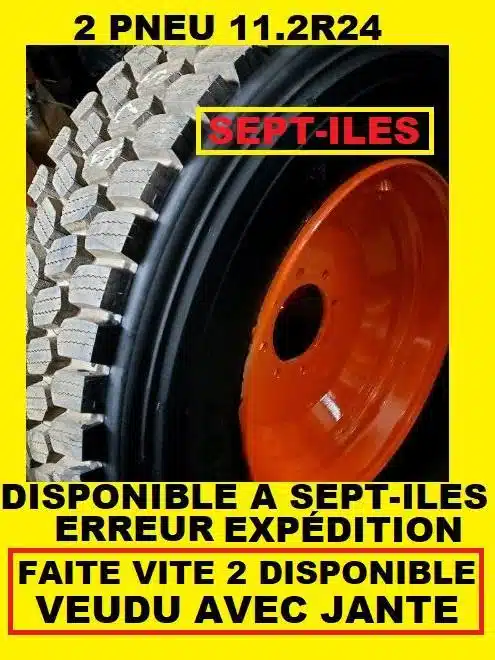 Photo de la Galerie 1 pour 11.2R24 Pneus et roues