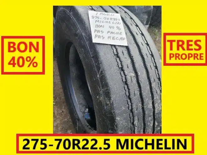 Gallery image 1 for Michelin PNEU 275-70R22.5 MICHELIN PAS RECHAPE Tires