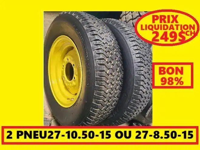 Gallery image 1 for 27-10.50-15 Tires & Rims
