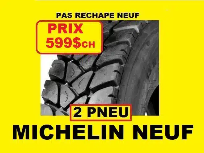 Gallery image 1 for Michelin PNEU 11R24.5 MICHELIN NEUF Tires