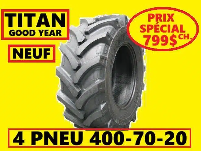 Gallery image 2 for Titan 400-70-20 Tires