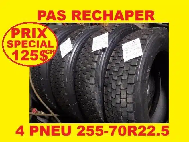 Gallery image 1 for PNEU 255-70R22.5 USAGE PAS RECHAPE Tires
