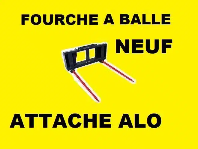 Photo de la Galerie 1 pour FOURCHE A BALLE NEUF ATTACHE ALO divers