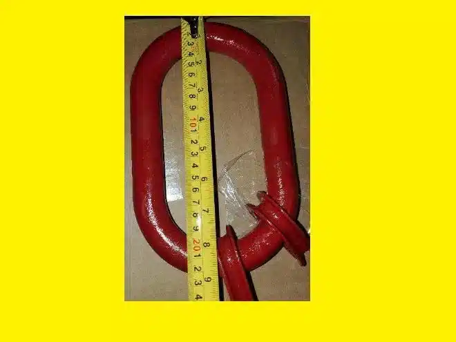 Photo de la Galerie 1 pour ANNEAU DE TÊTE simple ACIER H.R. pour élingue-chaîne 1 POUCE DE GROS divers