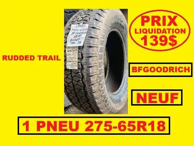 BF Goodrich 275-65R18 Tires
