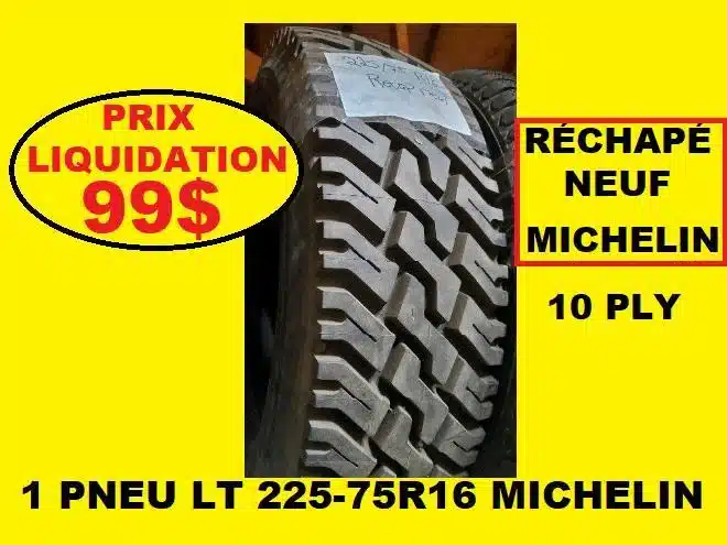 Gallery image 1 for Michelin 225-75R16 Tires
