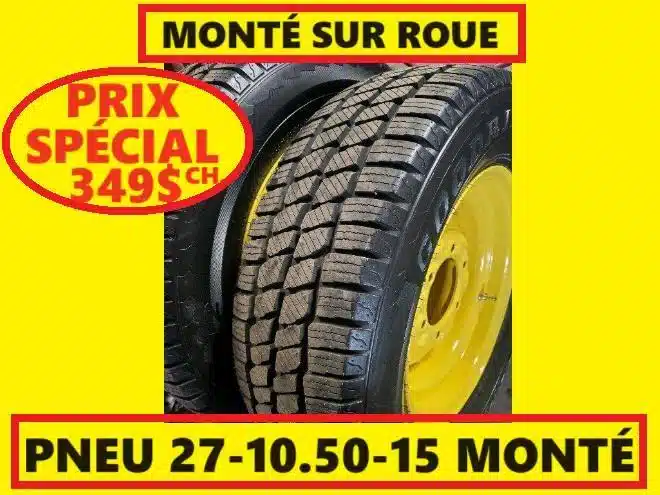 Gallery image 1 for 27-10.50-15 Tires & Rims