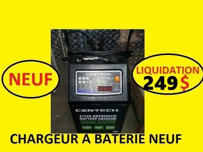 Photo de la Galerie 1 pour CHARGEUR A BATERIE NEUF OUTIL divers