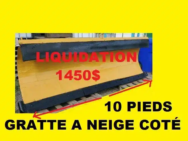 Gallery image 1 for GRATTE A NEIGE COTÉ 10 PIED Miscellaneous