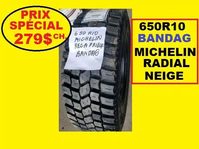 Photo de la Galerie 1 pour Michelin 650R10 Pneus