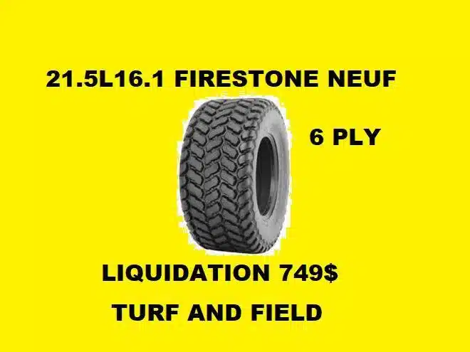 Photo de la Galerie 1 pour Firestone 21.5L16.1 Pneus