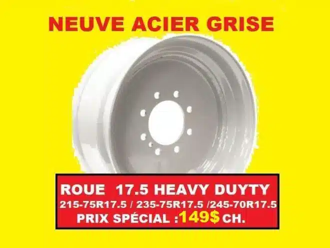 Photo de la Galerie 1 pour 17.5 Pneus et roues