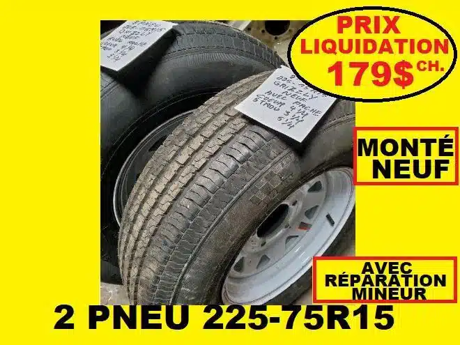 Grizzly 225-75R15 Tires & Rims
