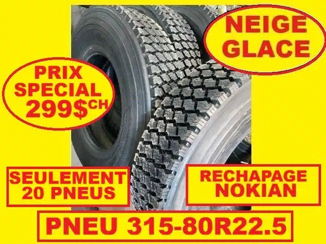 Michelin PNEU 315-80R22.5 MICHELIN RECHAPE NEUF XDS NOKIAN Tires