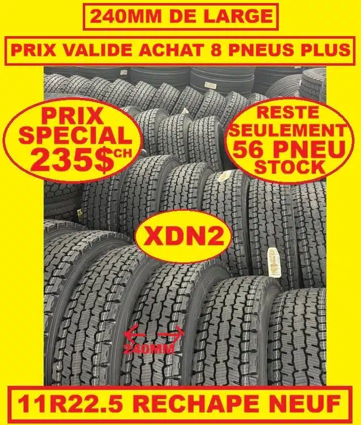 Gallery image 1 for Goodyear PNEU 11R22.5 RECHAPE NEUF XDN2 Tires
