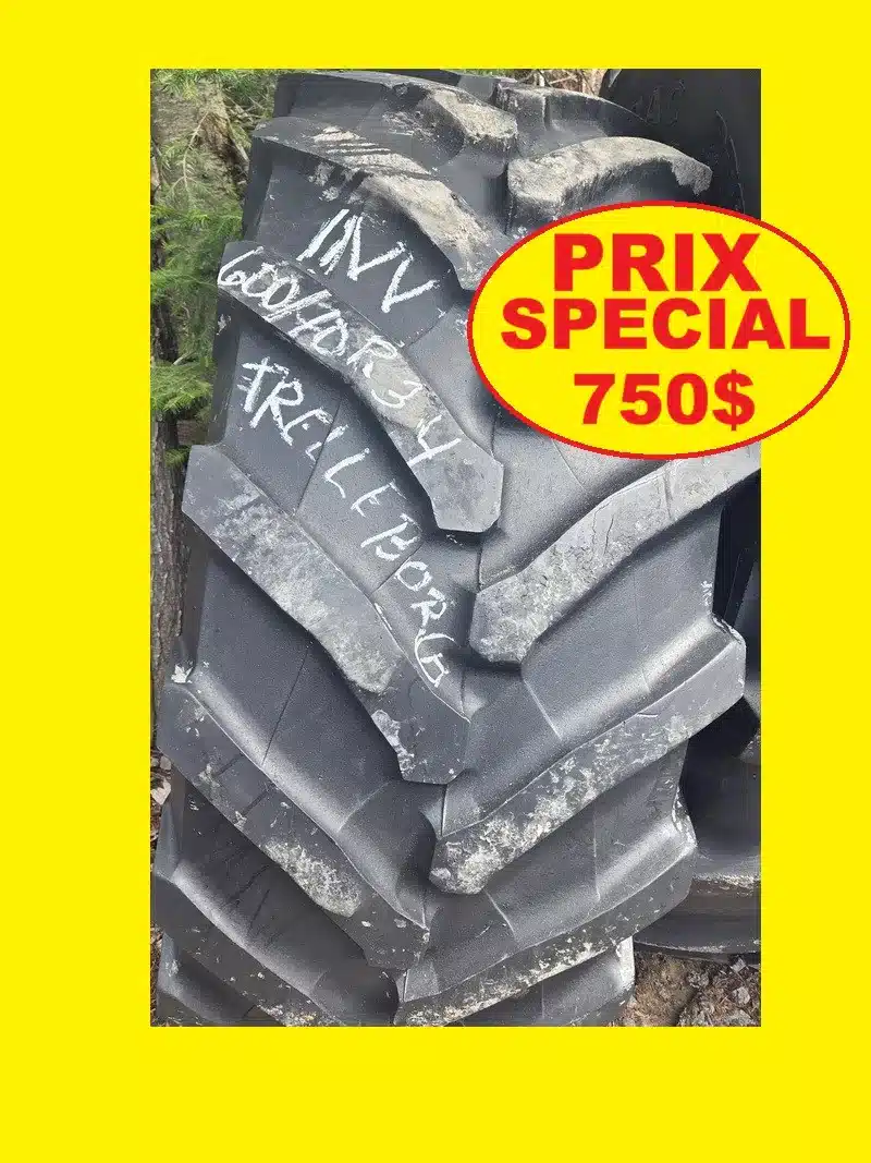Photo de la Galerie 1 pour Trellebord PNEU 600-70R34 USAGE Pneus