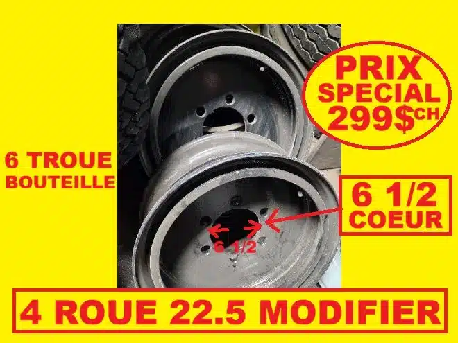 Gallery image 1 for Firestone ROUE 22.5 POUR 11R22.5 6 TROUE BOUTEILLE Rims