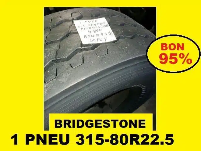 Photo de la Galerie 1 pour Bridgestone PNEU 315-80R22.5 BRIDGESTONE USAGE Pneus