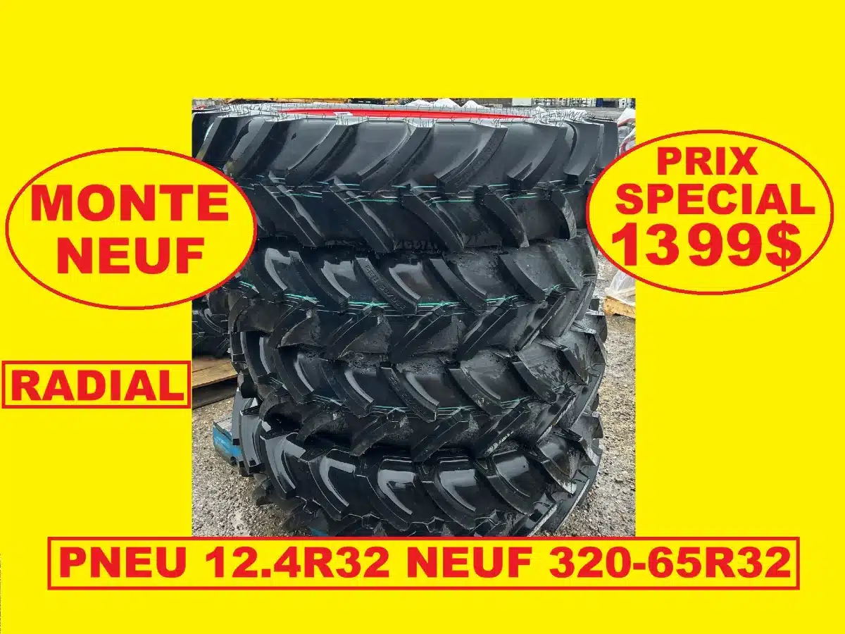 Photo de la Galerie 1 pour Cultor PNEU 320-85R32 NEUF 12.4R32 RADIAL 12.4-32 Pneus