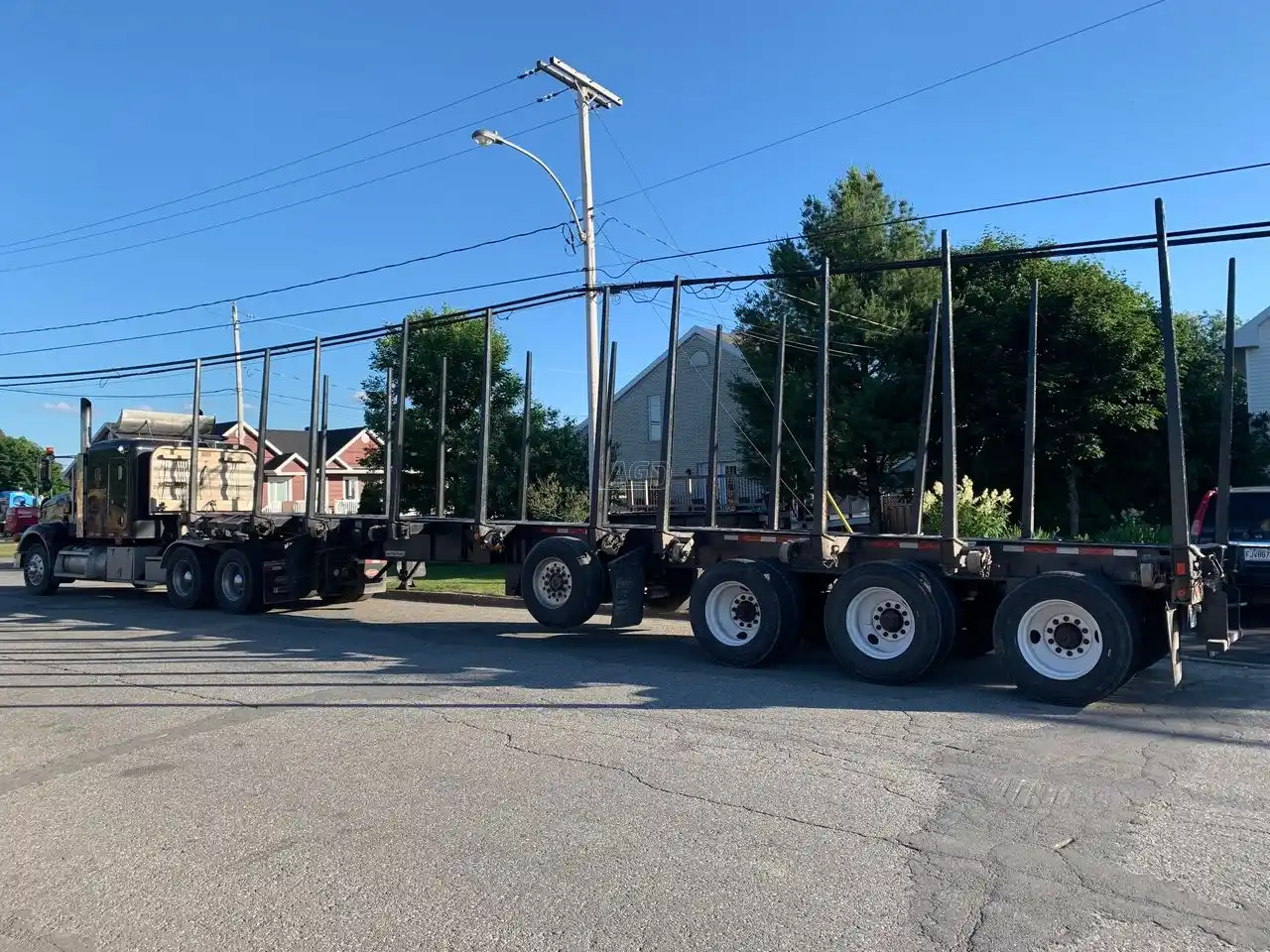 Gallery image 2 for Used 1998 Manac 5 arrimes autovireur Trailer - Forestry