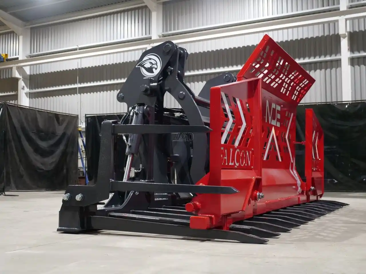 Gallery image 2 for New 2024 MDE Machinery Falcon 10 ft Grass Push Off Fork Fork
