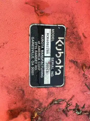 Gallery image 2 for Used 2000 Kubota rck60b22bx Tractor