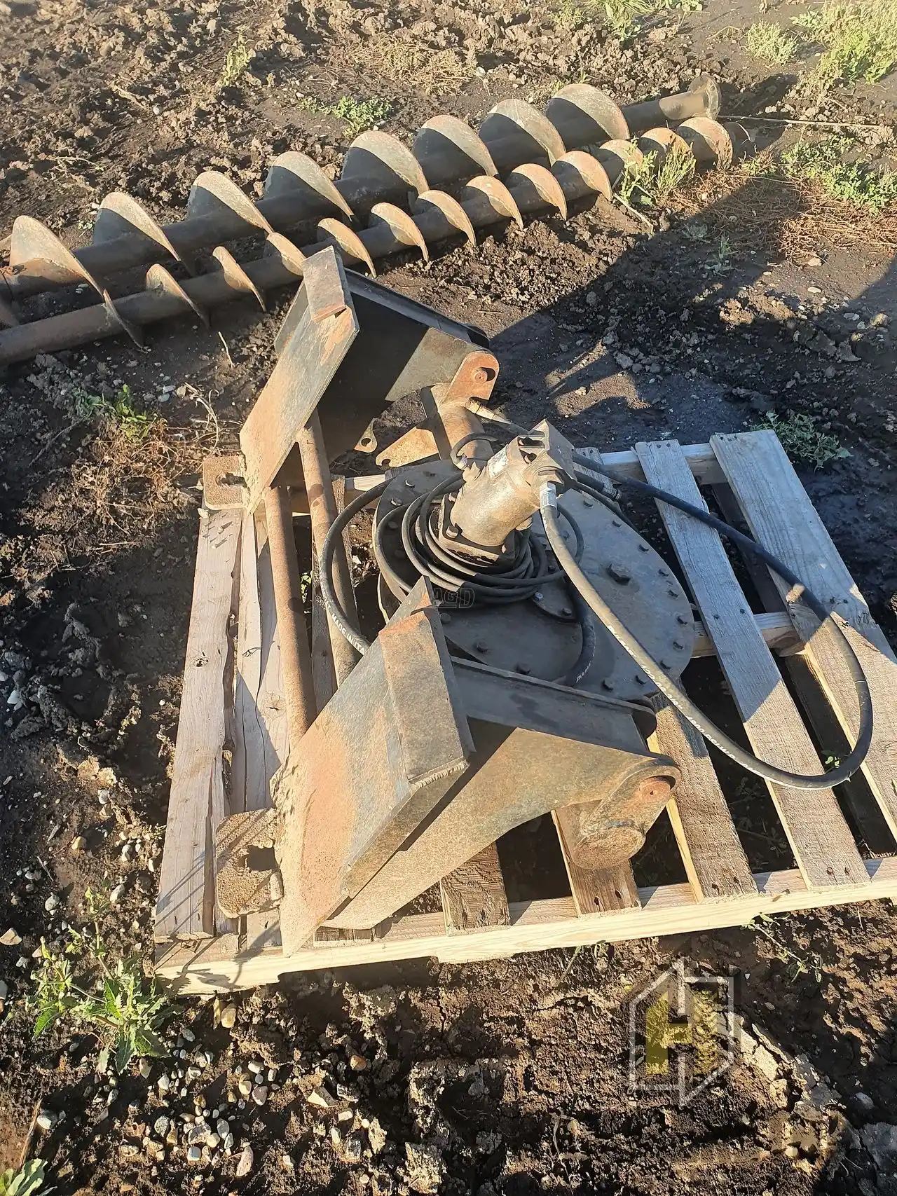 Gallery image 1 for Used Skidsteer Mount w/ Post Hole Augers Attachment