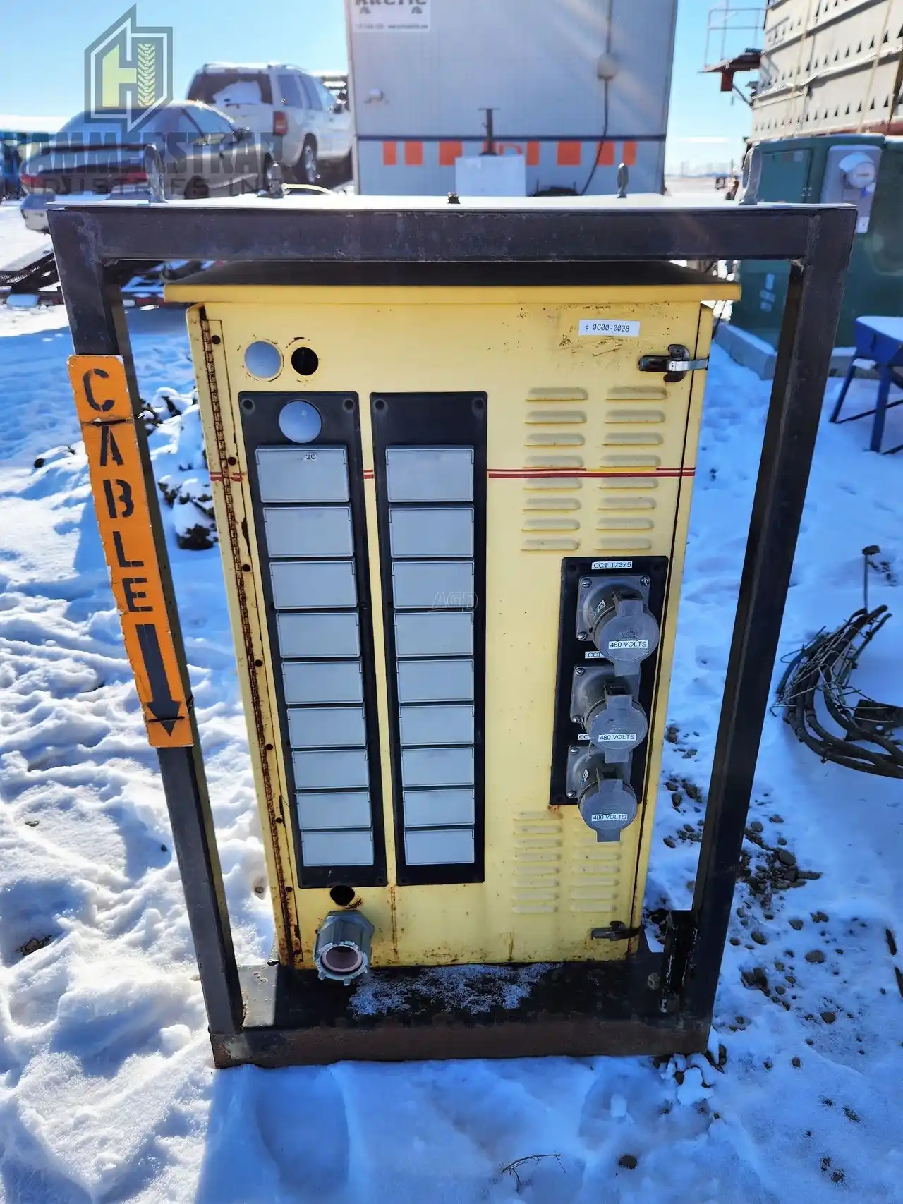 Gallery image 2 for Used DANDY S-DUS-D1-45 Spider Box Portable 480V to 120/208V Power Distribution Transformer Miscellaneous
