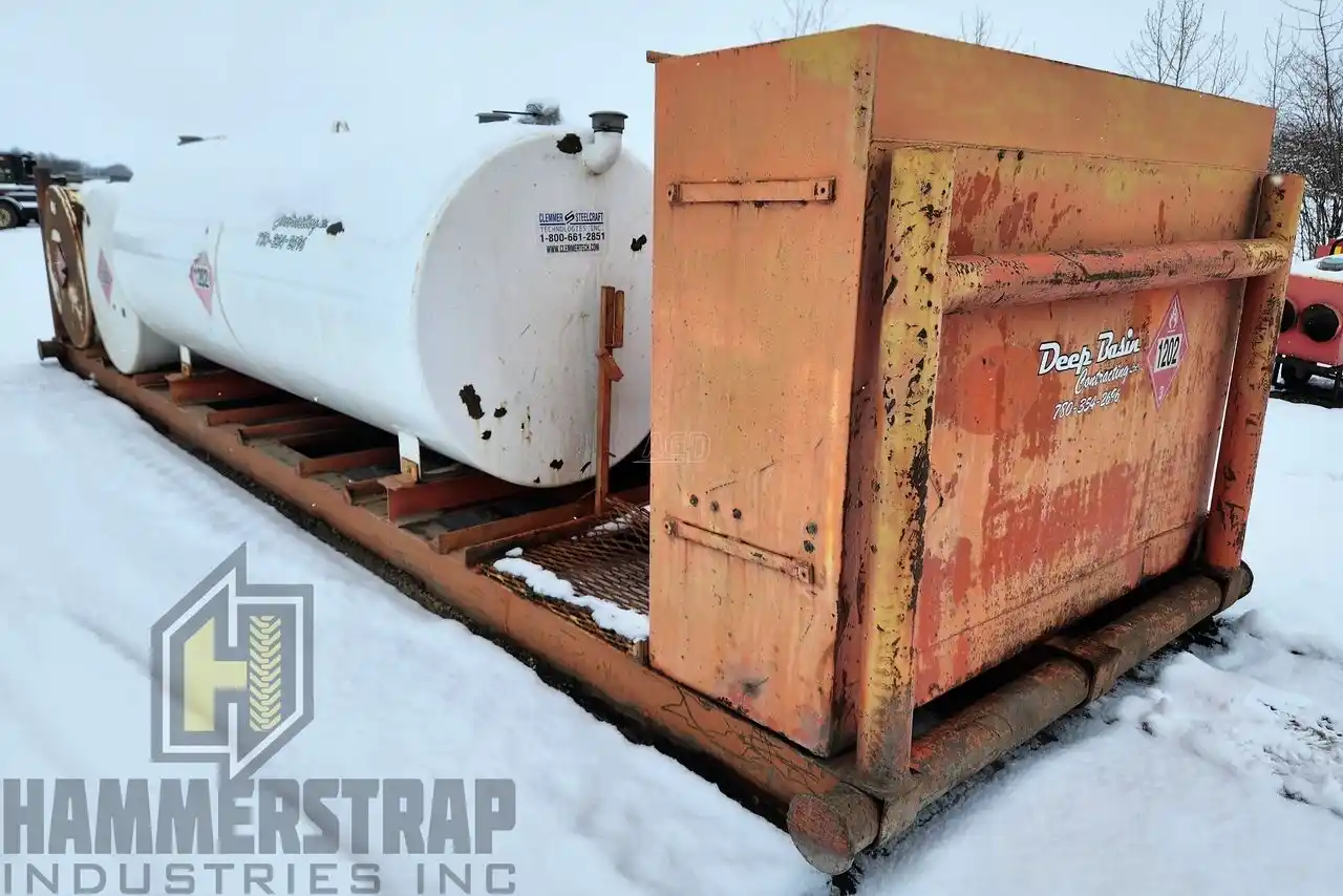 Gallery image 1 for Used Unspecified Skid Mounted Fuel Tanks 13,400 L Total Capacity Tank