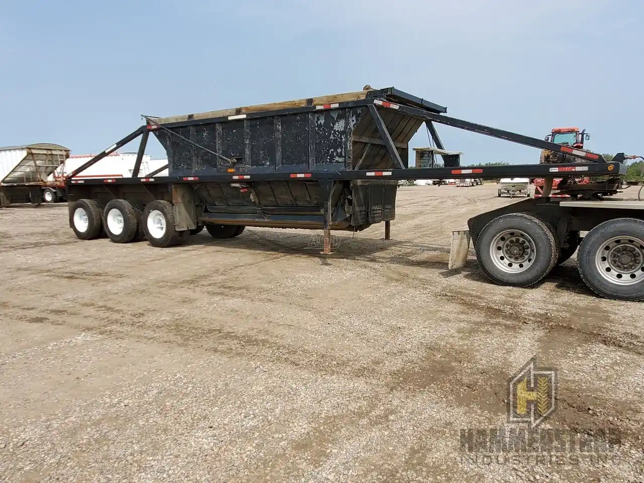 Gallery image 1 for Used 1994 Decap Tridem Axle Clam Dump Trailer - Belly Dump