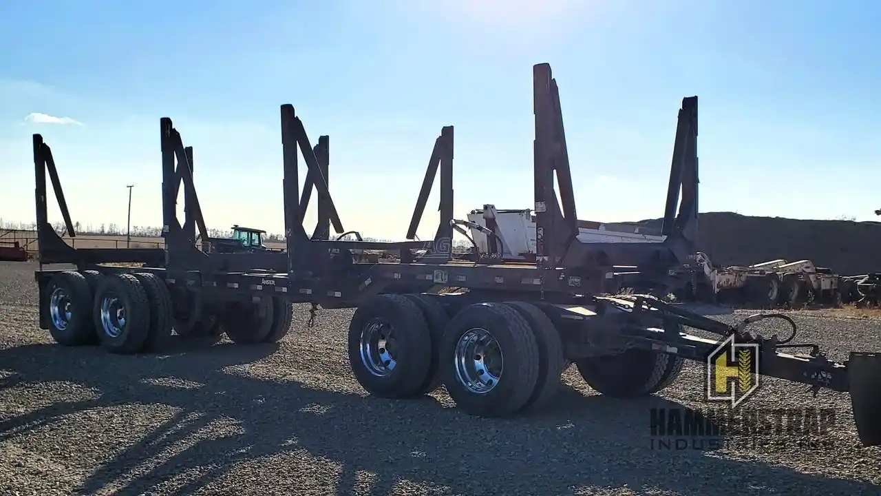 Gallery image 2 for Used 2013 Unspecified ANSER 30 Ft Quad Axle Short Wood Log Trailer Trailer - Forestry