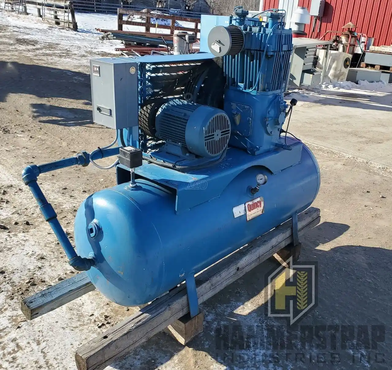 Gallery image 1 for Used Unspecified Quincy 370 15 HP, 3 phase, 50 CFM Air Compressor Air Compressor