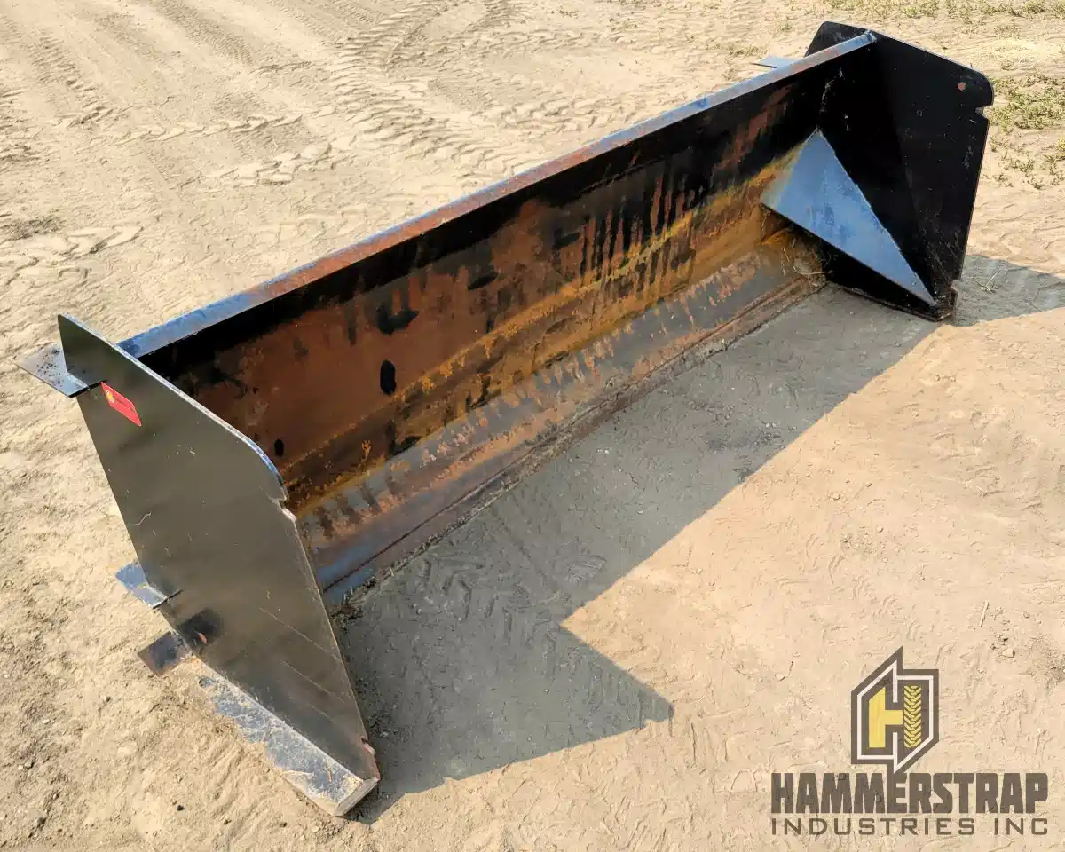 Gallery image 1 for Used Unspecified 92 inch Snow Push Skid Steer Bucket Attachment Skid Steer Attachment