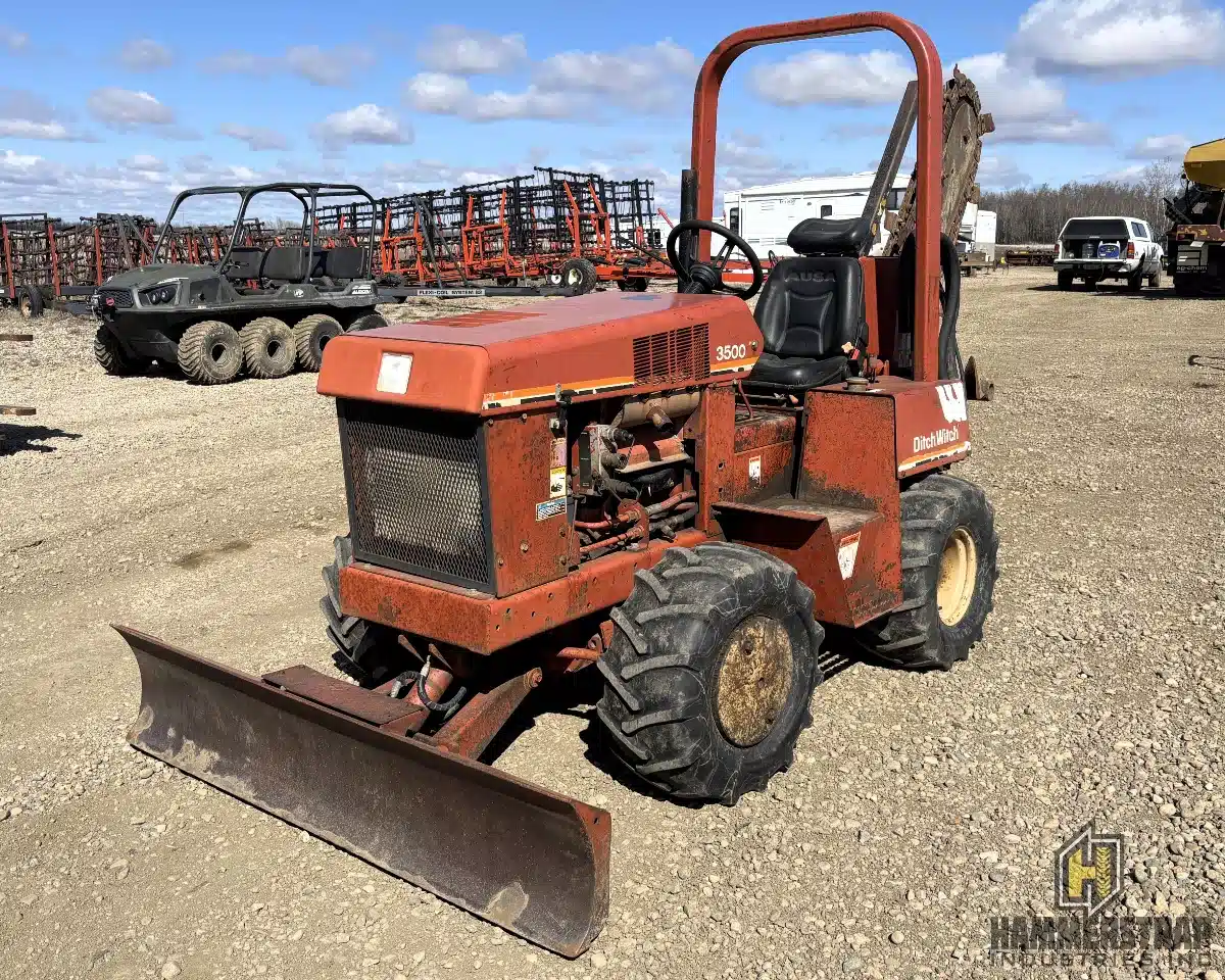 Gallery image 1 for Used Ditch Witch 3500 Ride On Trencher w/ H312 Chain Trencher Ditcher Trencher